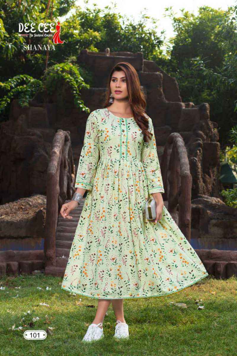 Dee Cee Shanaya Rayon Kurti Wholesale Kurtis Online