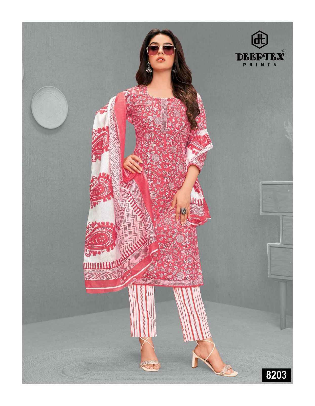 deeptex miss india vol 82 cotton dress material 26 pcs catalogue 2024 01 17 18 27 38