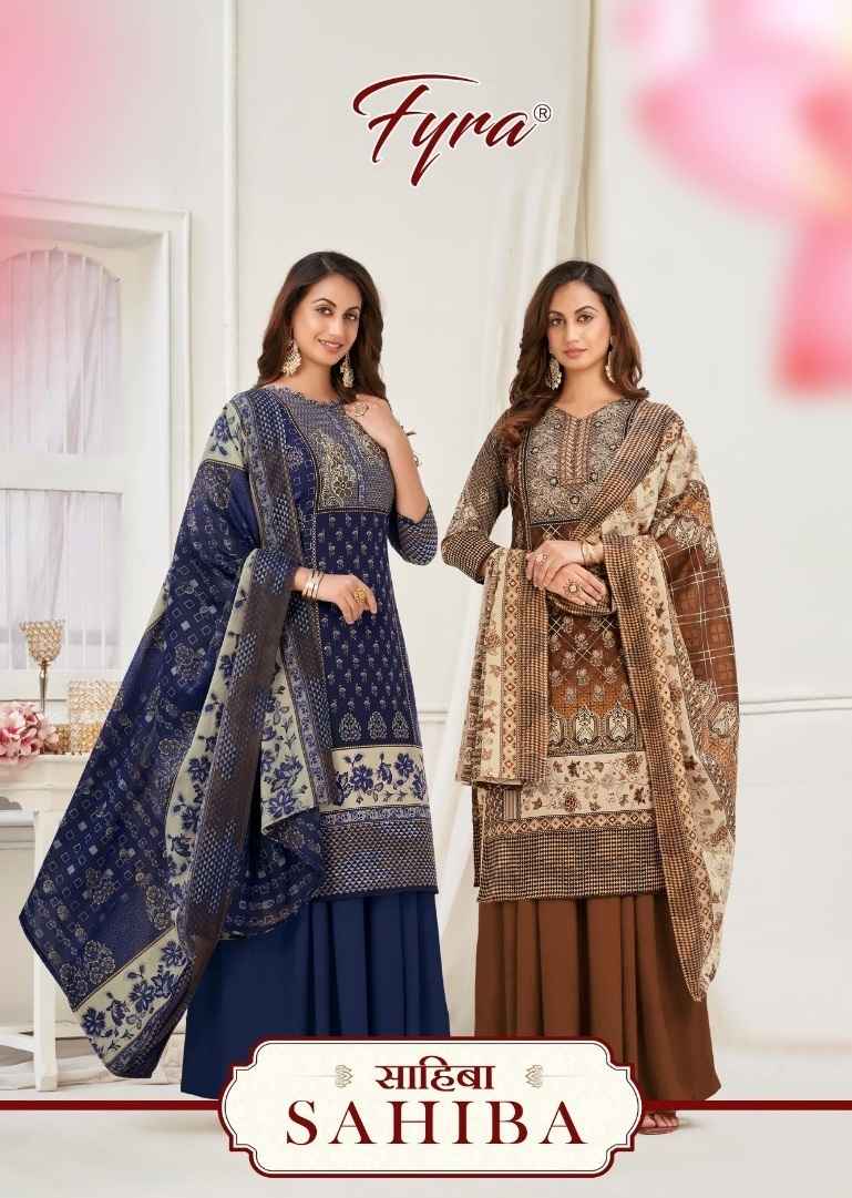 Fyra Designing Hub Sahiba Heavy Lawn Dress Material 10 pcs Catalogue