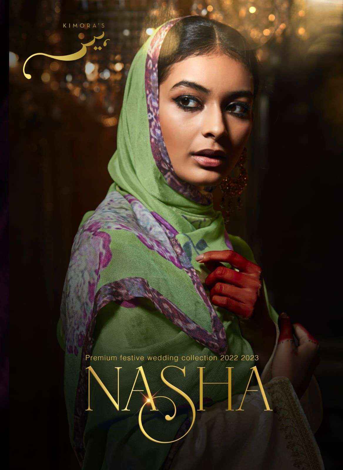 Heer Nasha Velvet Dress Material 8 pcs Catalogue