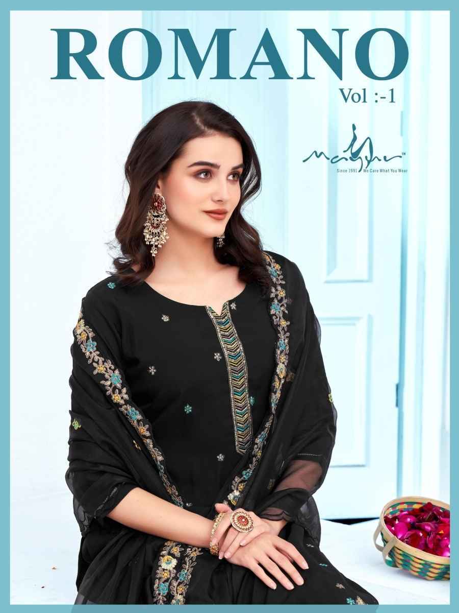 mayur romano vol 1 roman silk kurti combo 5 pcs catalogue 2024 01 17 20 37 33