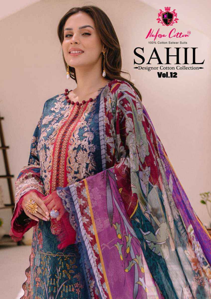 Sahil Collection Nafisa Cotton Sahil Designer Cotton Collection Vol 12 Readymade Cotton ...