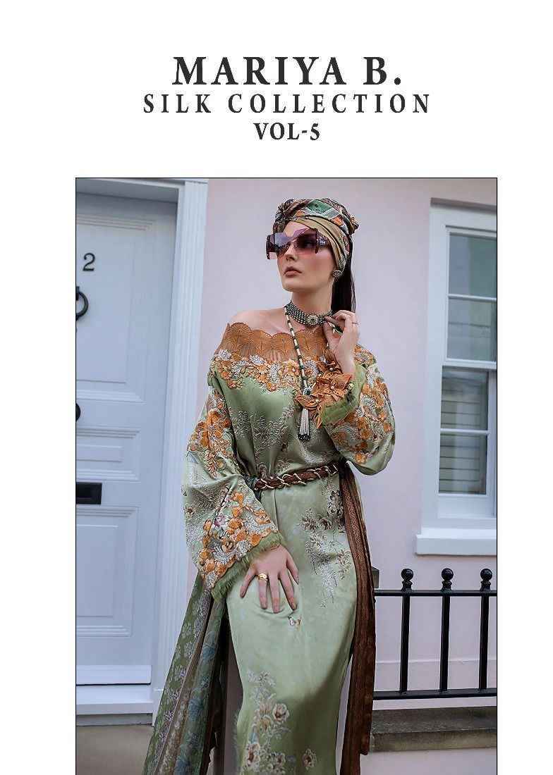 Shree Fabs Mariya B Silk Collection Vol 5 Nx Japan Satin Dress
