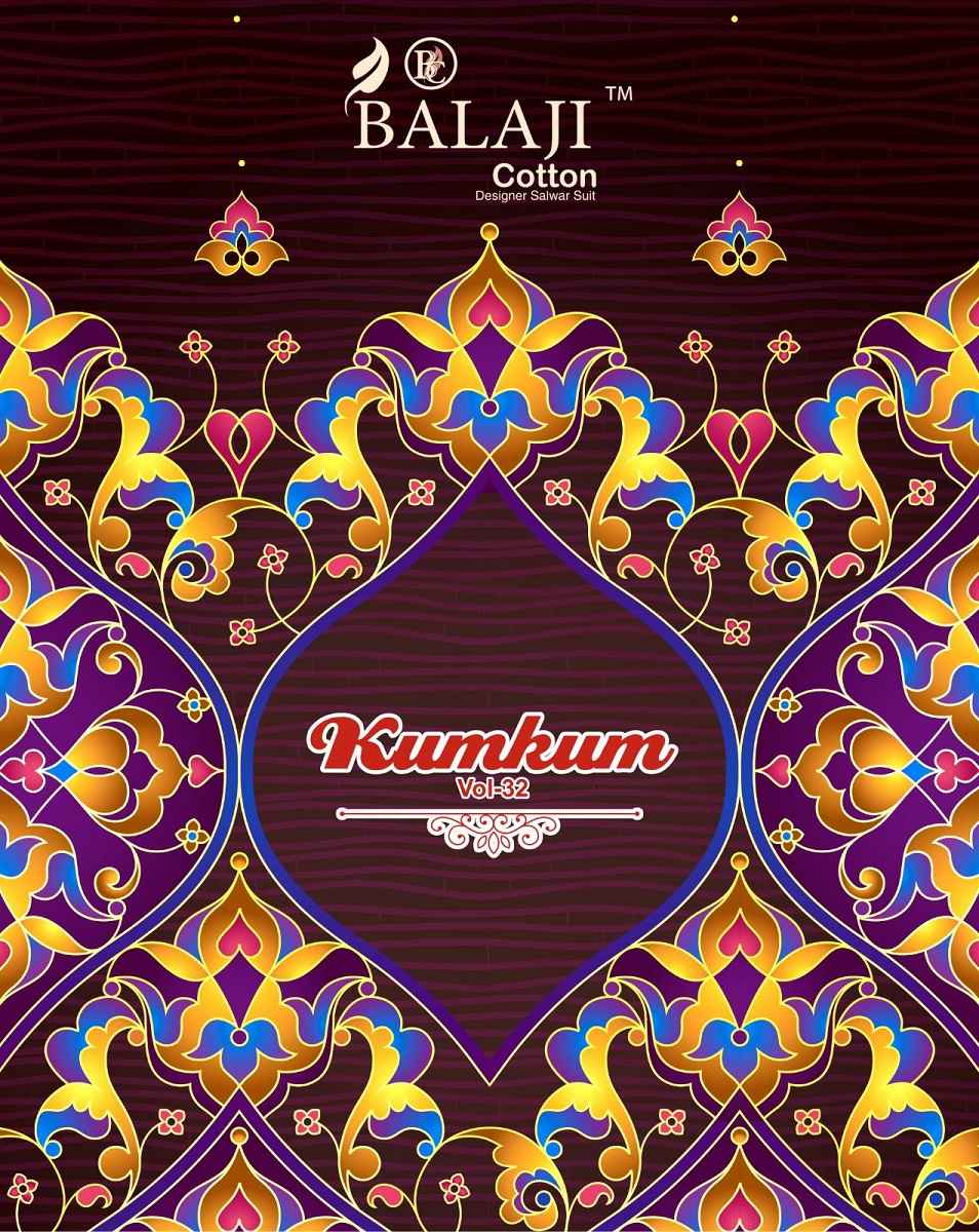 Balaji Kumkum Vol 32 Cotton Kurti Combo 20 pcs Catalogue
