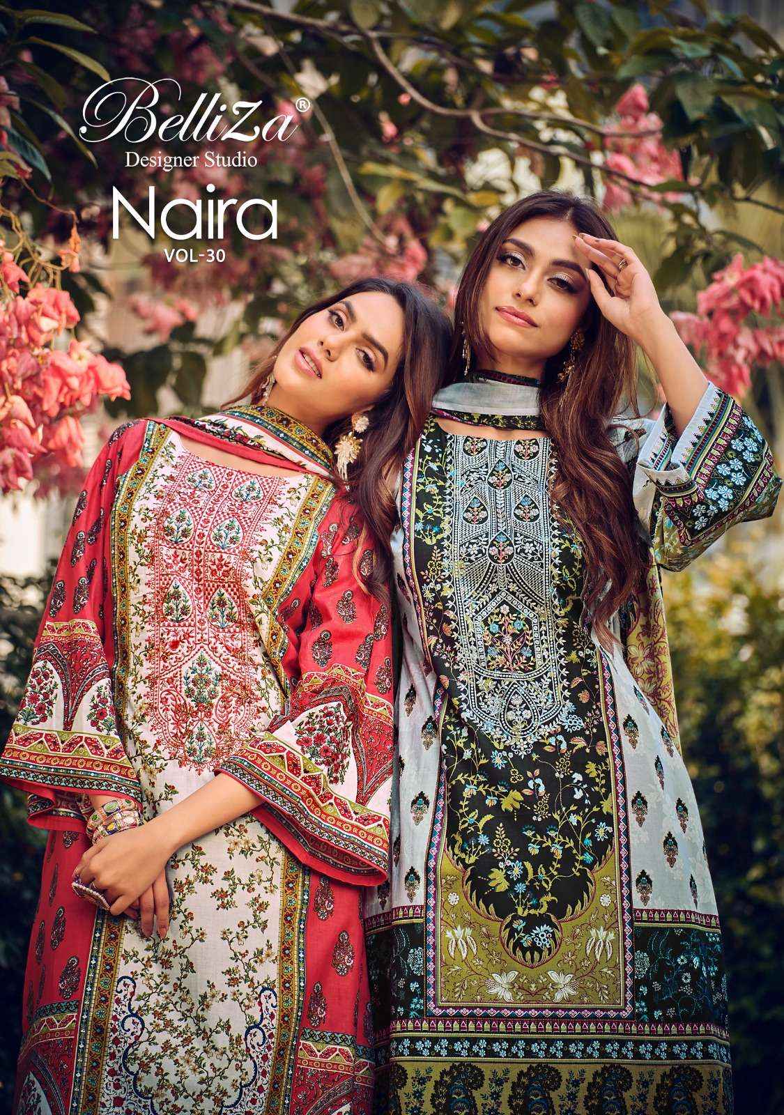 Belliza Naira Vol 30 Cotton Dress Material 10 pcs Catalogue
