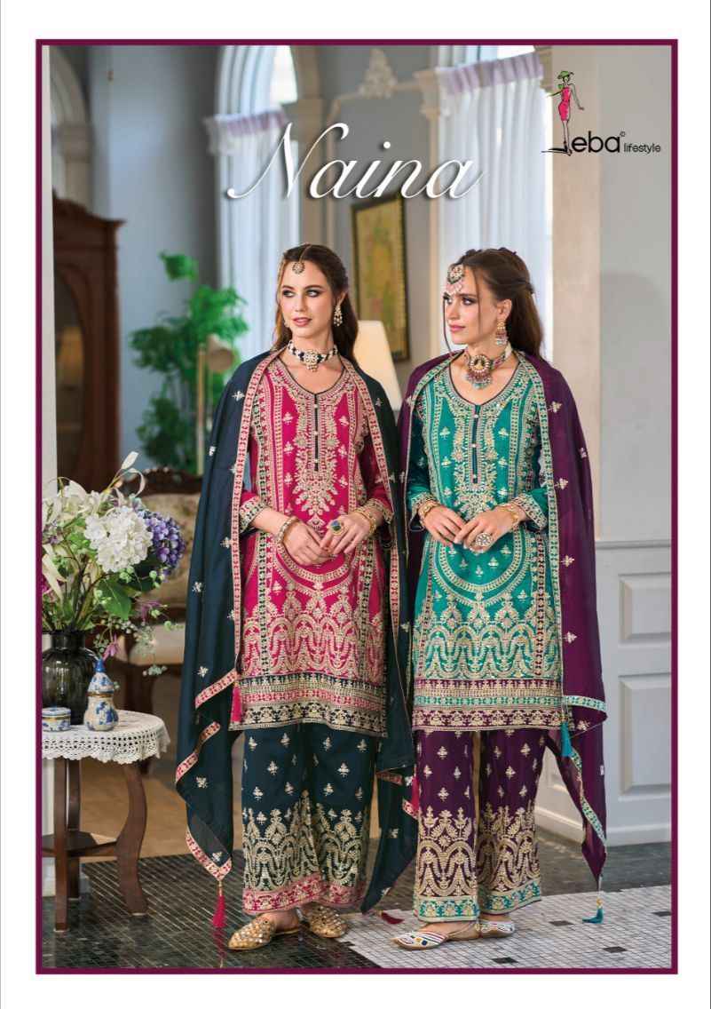 Eba Lifestyle Naina Readymade Silk Dress 2 pcs Catalogue