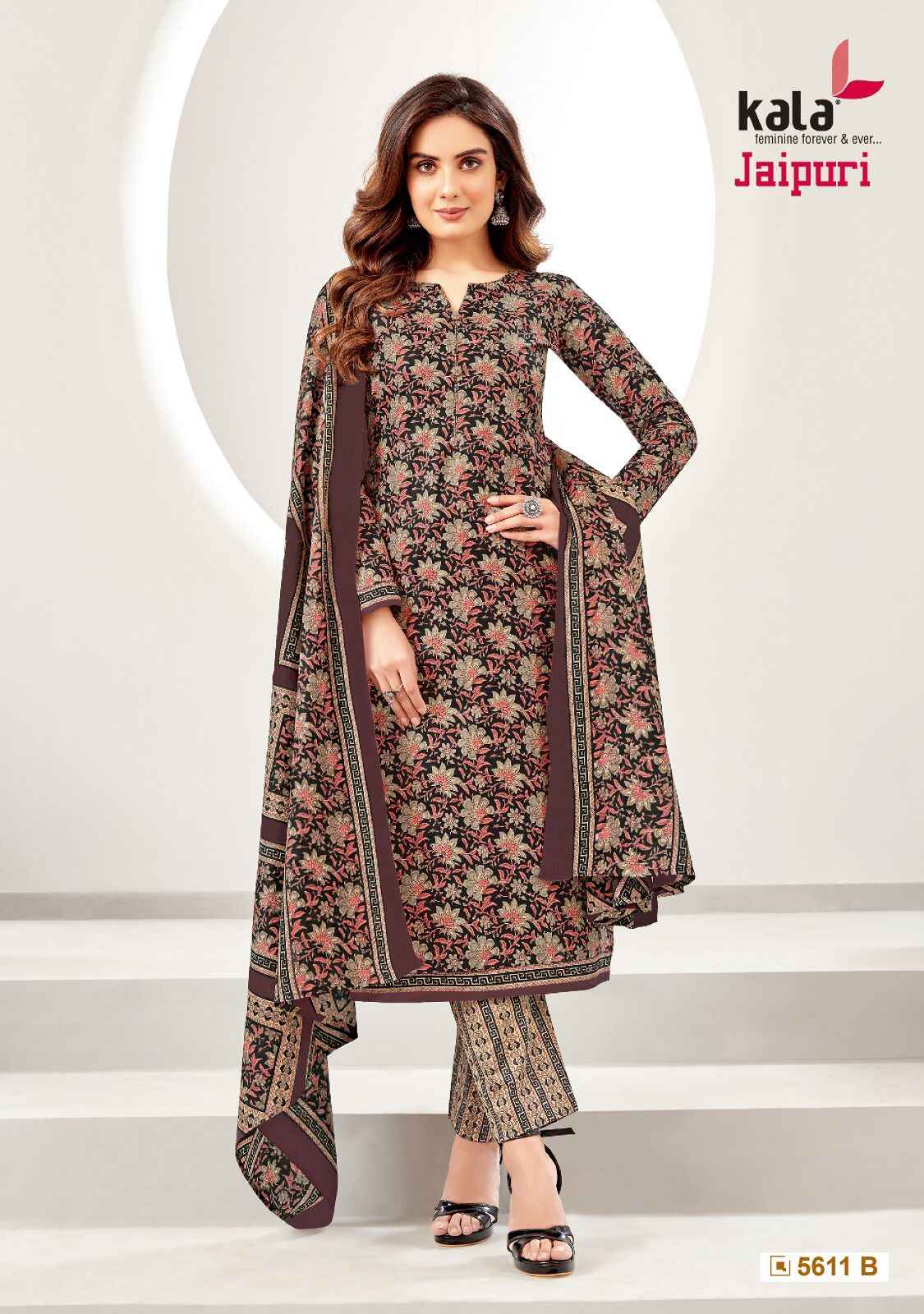Kala Jaipuri Vol-4 Cotton Dress Material (12 Pc Catalog)