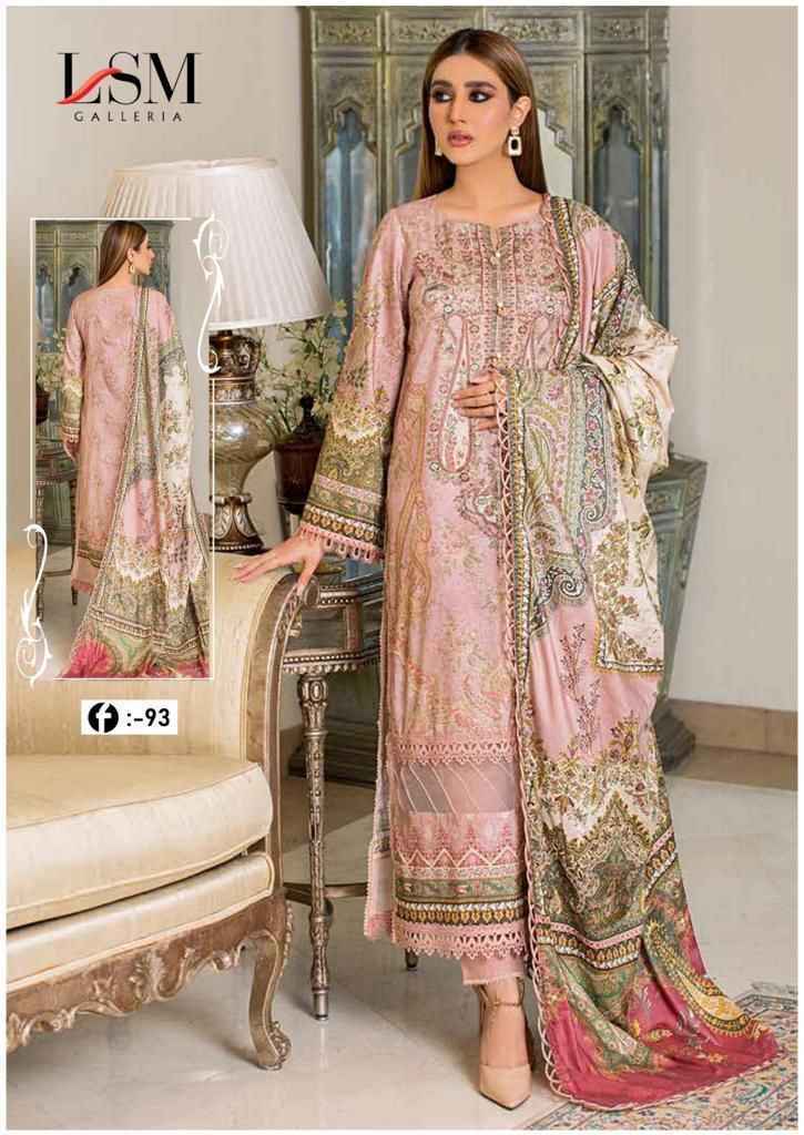 LSM Galleria Foirdous Queen Vol 9 Readymade Lawn Dress 6 pcs Catalogue