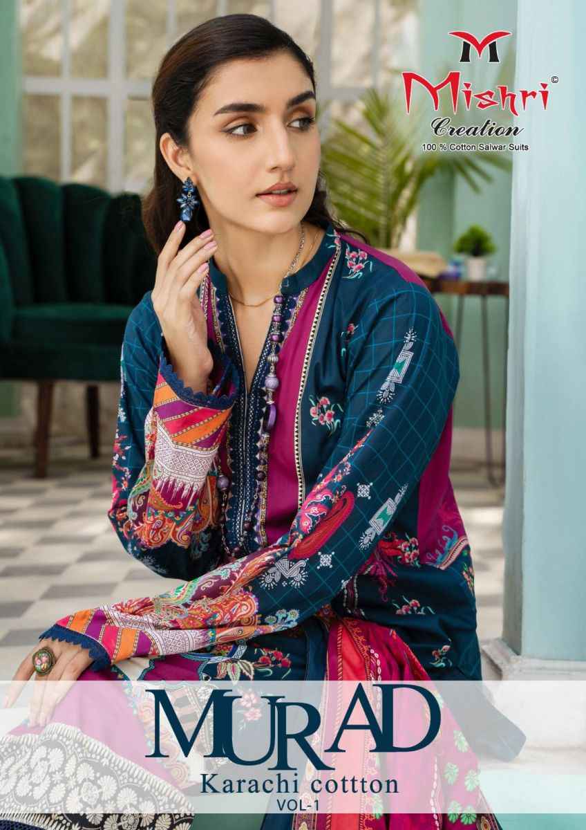 Mishri Creation Murad Vol 1 Cotton Dress Material 6 pcs Catalogue