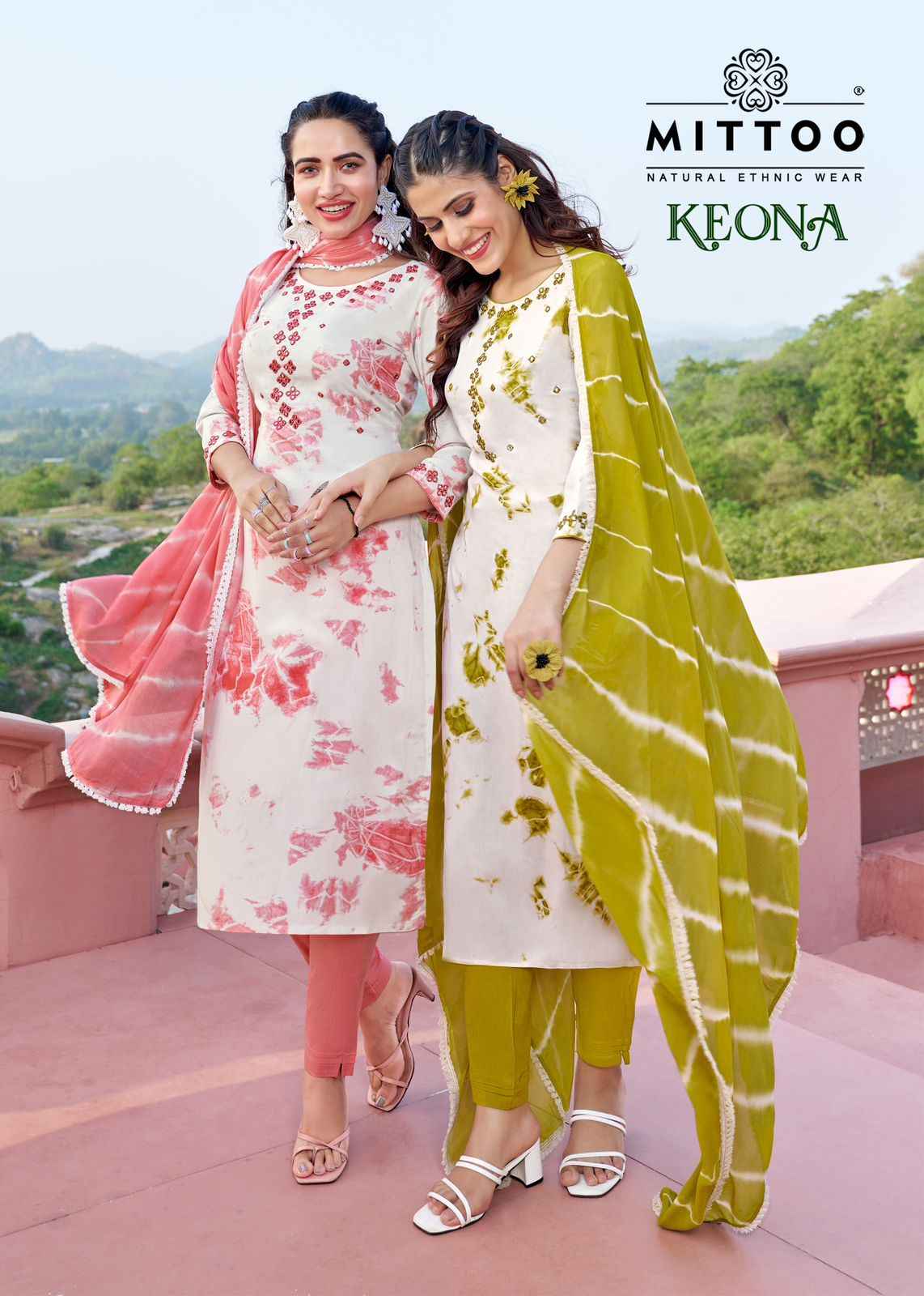Mittoo Keona Rayon Print Readymade Suit (4 Pc Catalog)