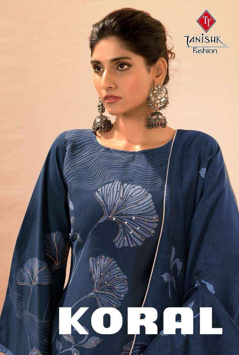 Tanishk Fashion Koral Viscose Dress Material 6 pcs Catalogue