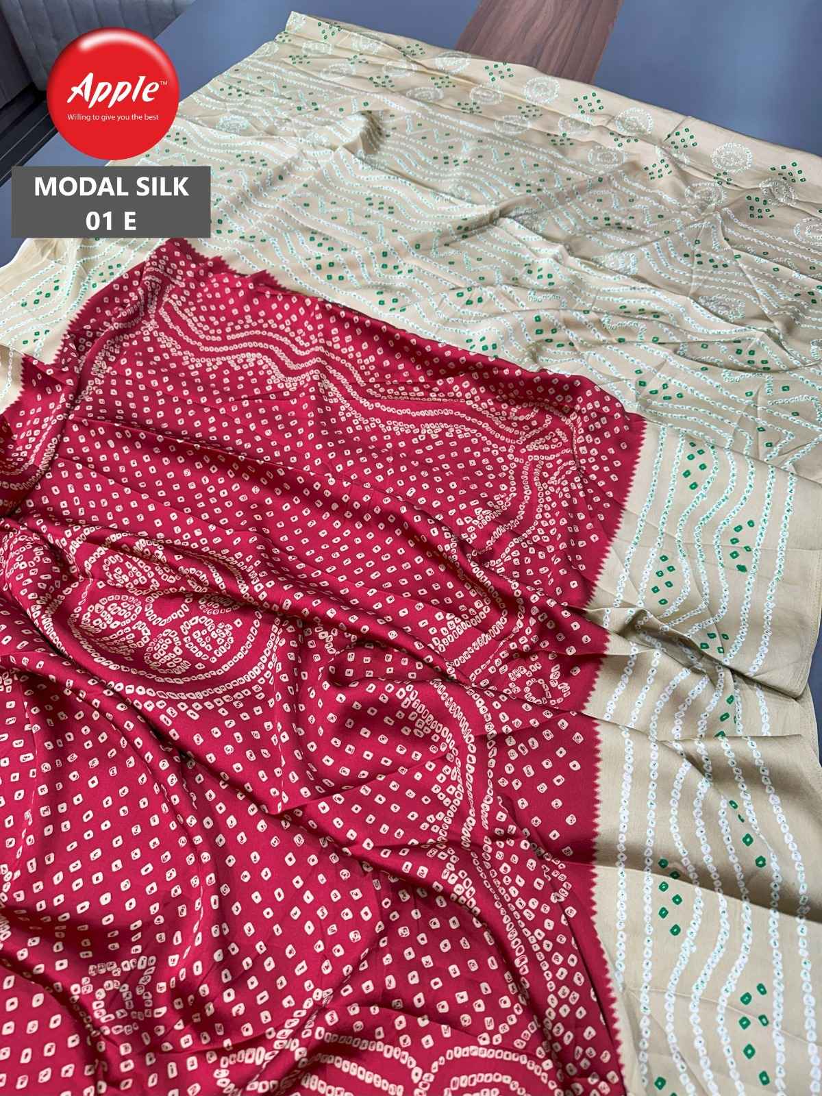 Apple Modal Silk Vol -01 Modal Silk Saree (5 Pc Catalog)