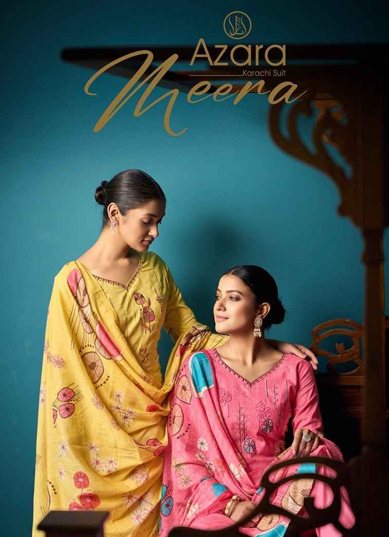 Azara Meera Cotton Dress Material 8 pcs Catalogue