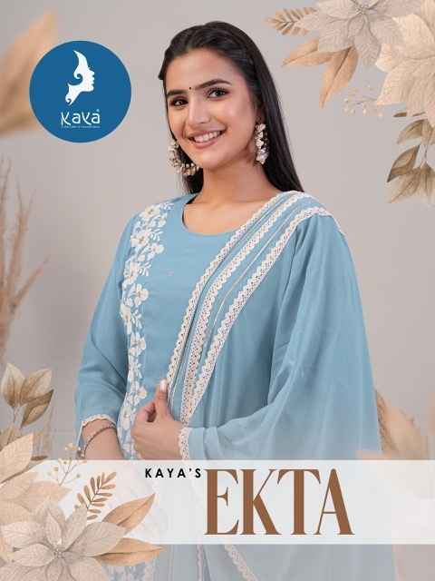 Kaya Ekta Georgette Kurti Combo Online Wholesale Kurtis Supplier