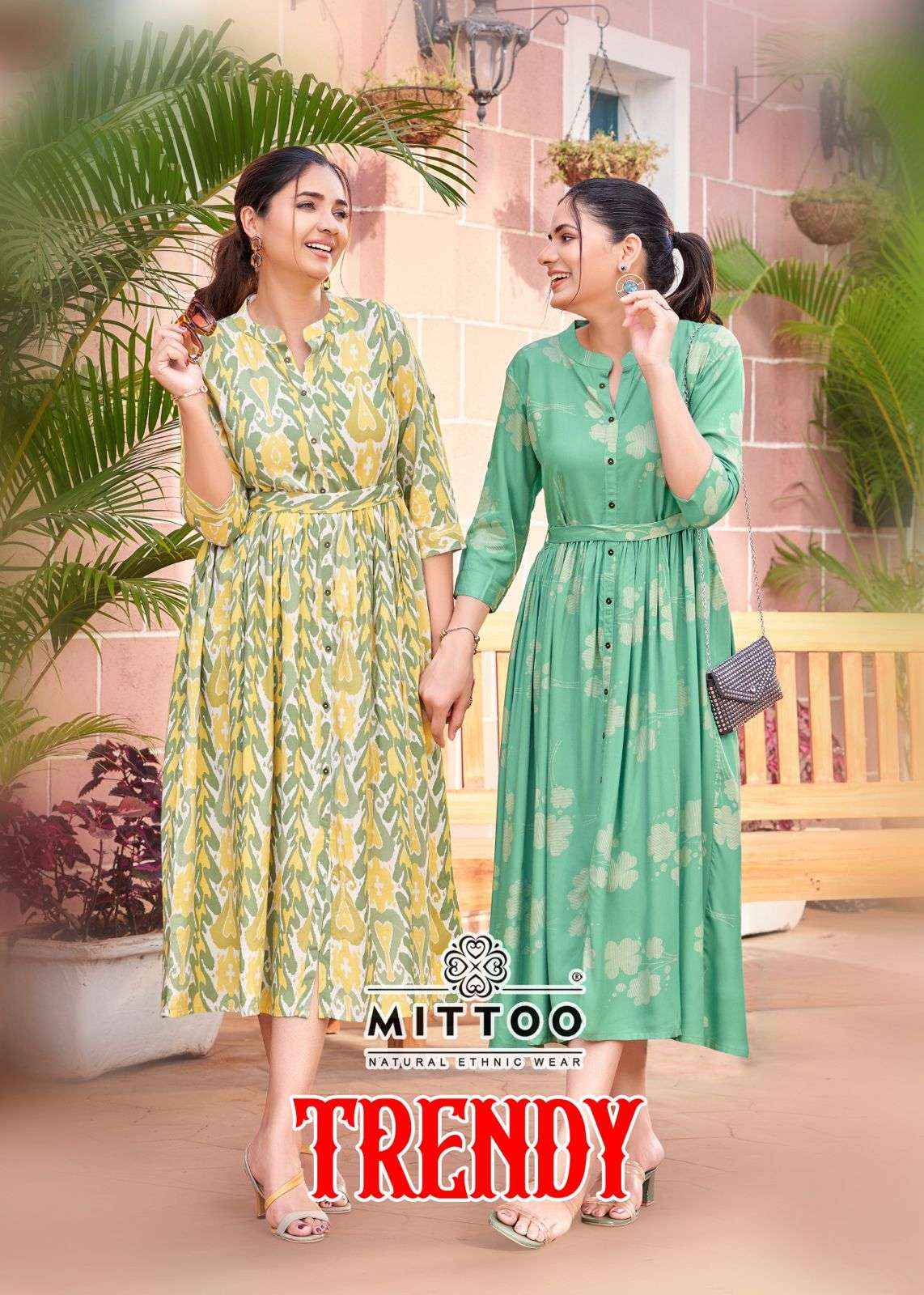 Mittoo Trendy Rayon Kurti 4 pcs Catalogue