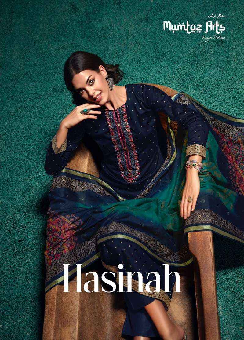 Mumtaz Arts Hasinah Viscose Dress Material 8 pcs Catalogue