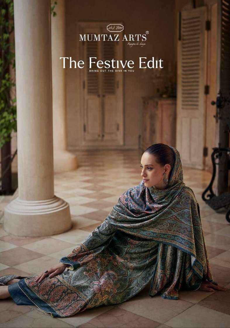 Mumtaz Arts The Festive Edit Lawn Cotton Dress Material 6 pcs Catalogue