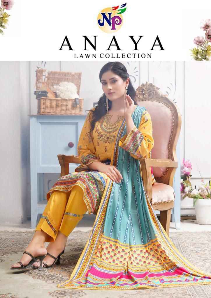 Nand Gopal Anaya Lawn Collection Dress Material (10 pcs Catalogue)