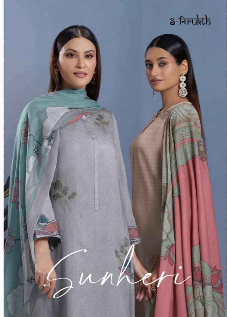 S Nirukth Sunheri Cotton Dress Material (8 pcs Catalogue)