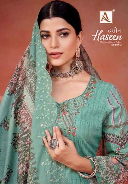 Alok Haseen Edition 2 Cotton Dress Material 8 pcs Catalogue