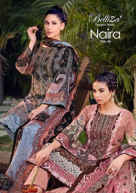 Belliza Naira Vol 45 Cotton Dress Material 8 pcs Catalogue