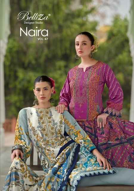 Belliza Naira Vol 47 Cotton Dress Material 8 pcs Catalogue