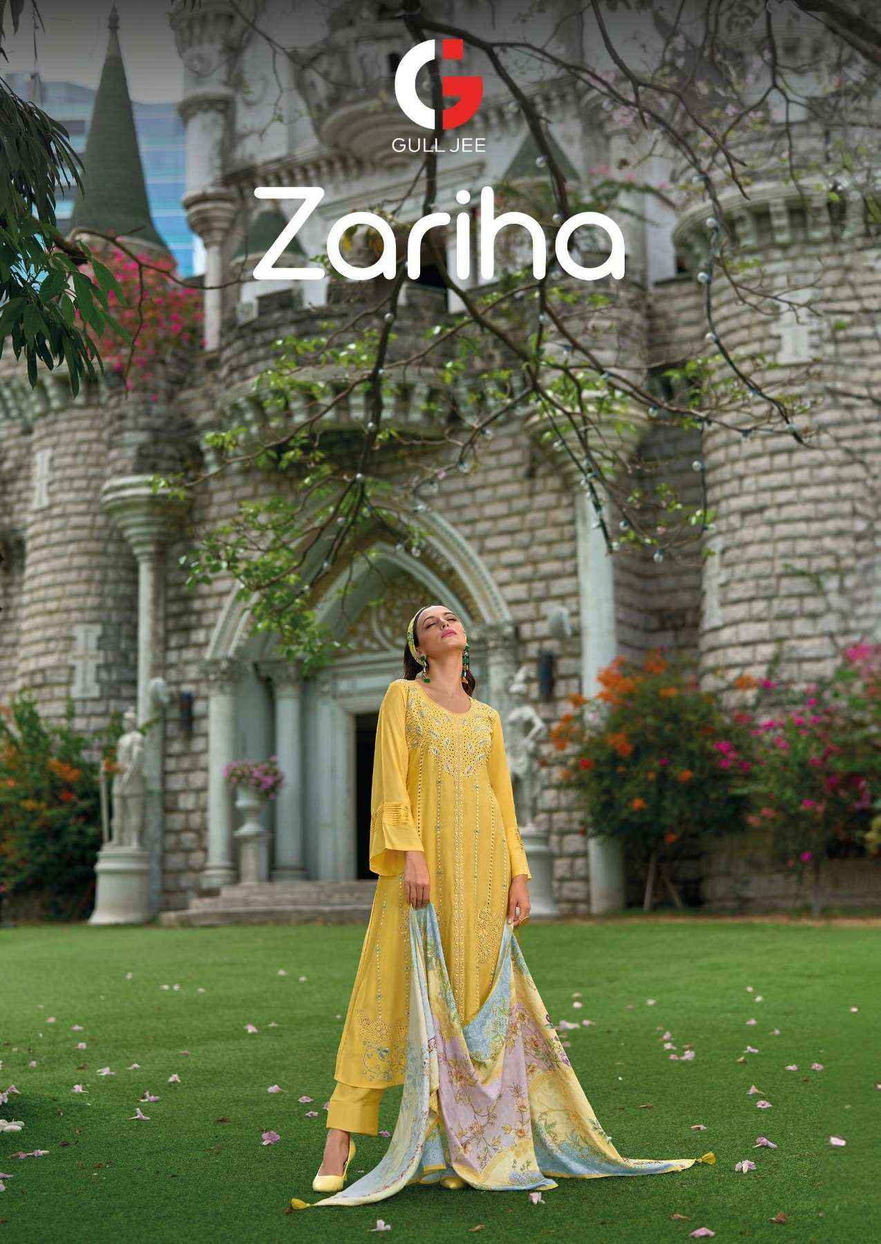 Gull Jee Zariha Muslin Dress Material 6 pcs Catalogue