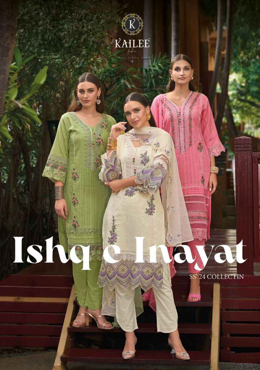Kailee Fashion Ishq E Inayat Cotton Kurti Combo 4 pcs Catalogue