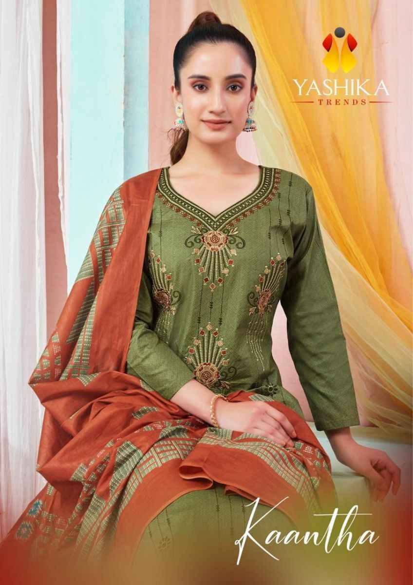 Yashika Trends Kaantha Cotton Dress Material 8 pcs Catalogue