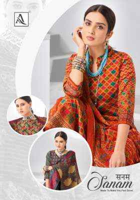 Alok Sanam Jam Cotton Dress Material 6 pcs Catalogue