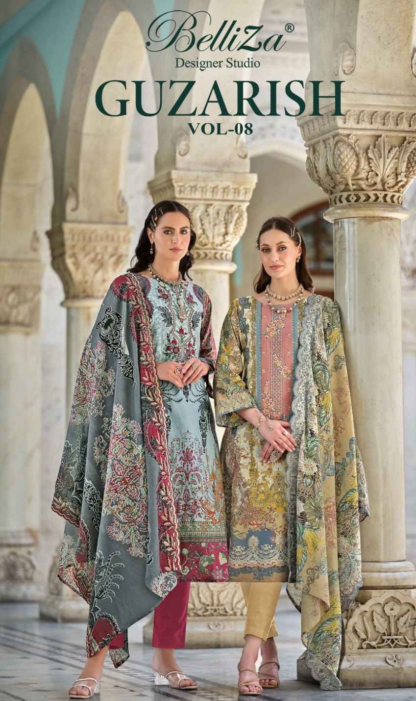 Belliza Guzarish Vol-8 Cotton Dress Material (8 pcs Catalogue)