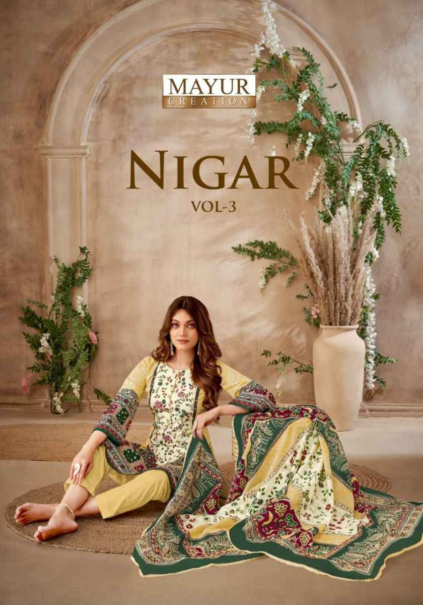 Mayur Creation Nigar Vol-3 Cotton Dress Material 8 pcs Catalogue