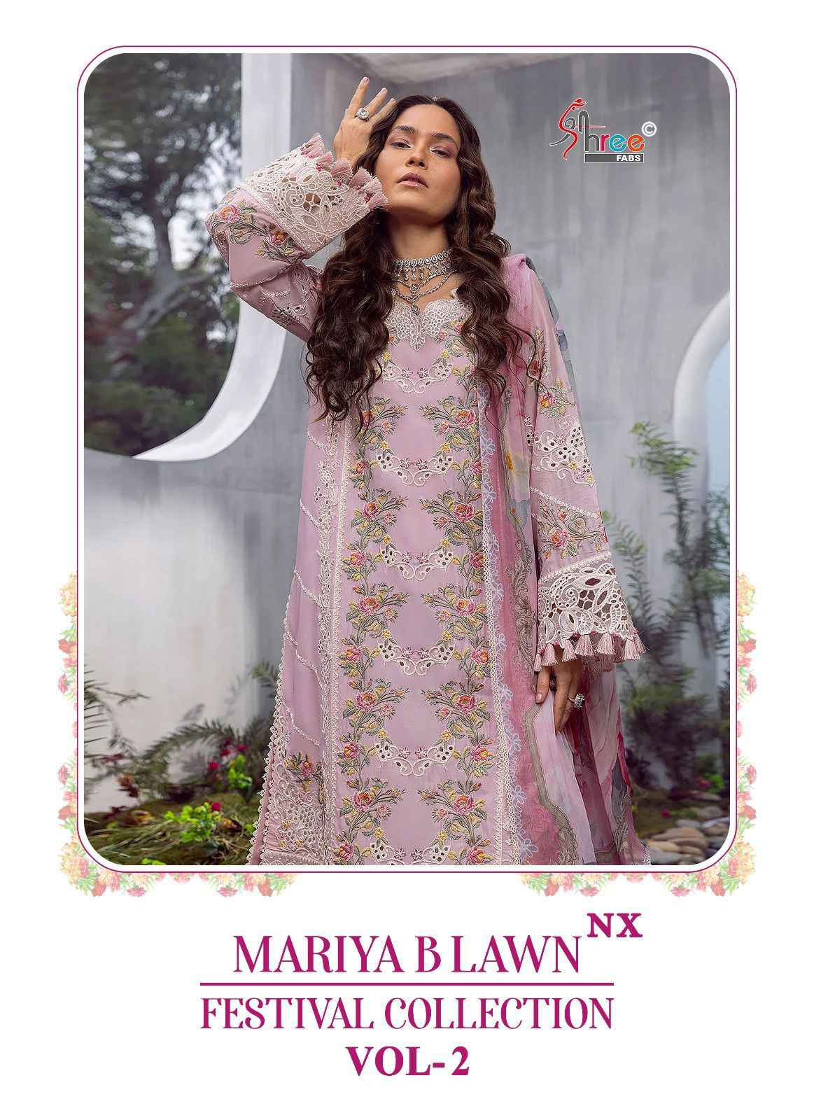 Shree Fab Mariya B Lawn Festival Collection Vol-2 NX Dress Material (3 pcs Catalogue)