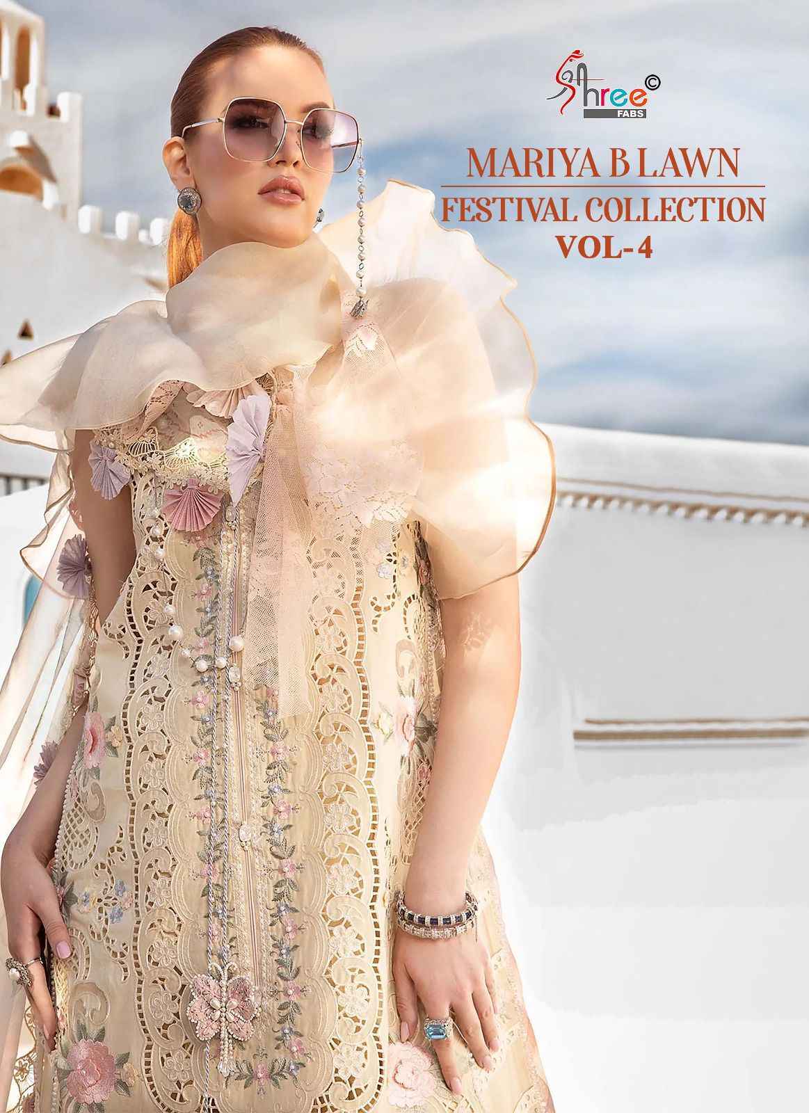 Shree Fab Mariya B Lawn Festival Collection Vol-4 Cotton Dress Material (5 pcs Catalogue)