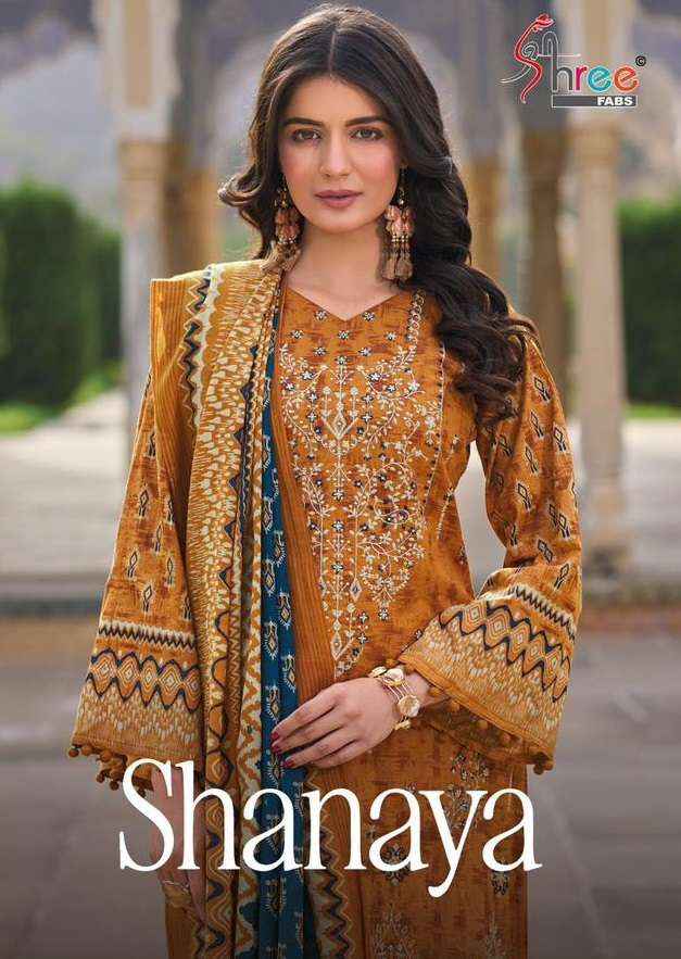 Shree Fabs Shanaya Cotton Dress Material 5 pcs Catalogue