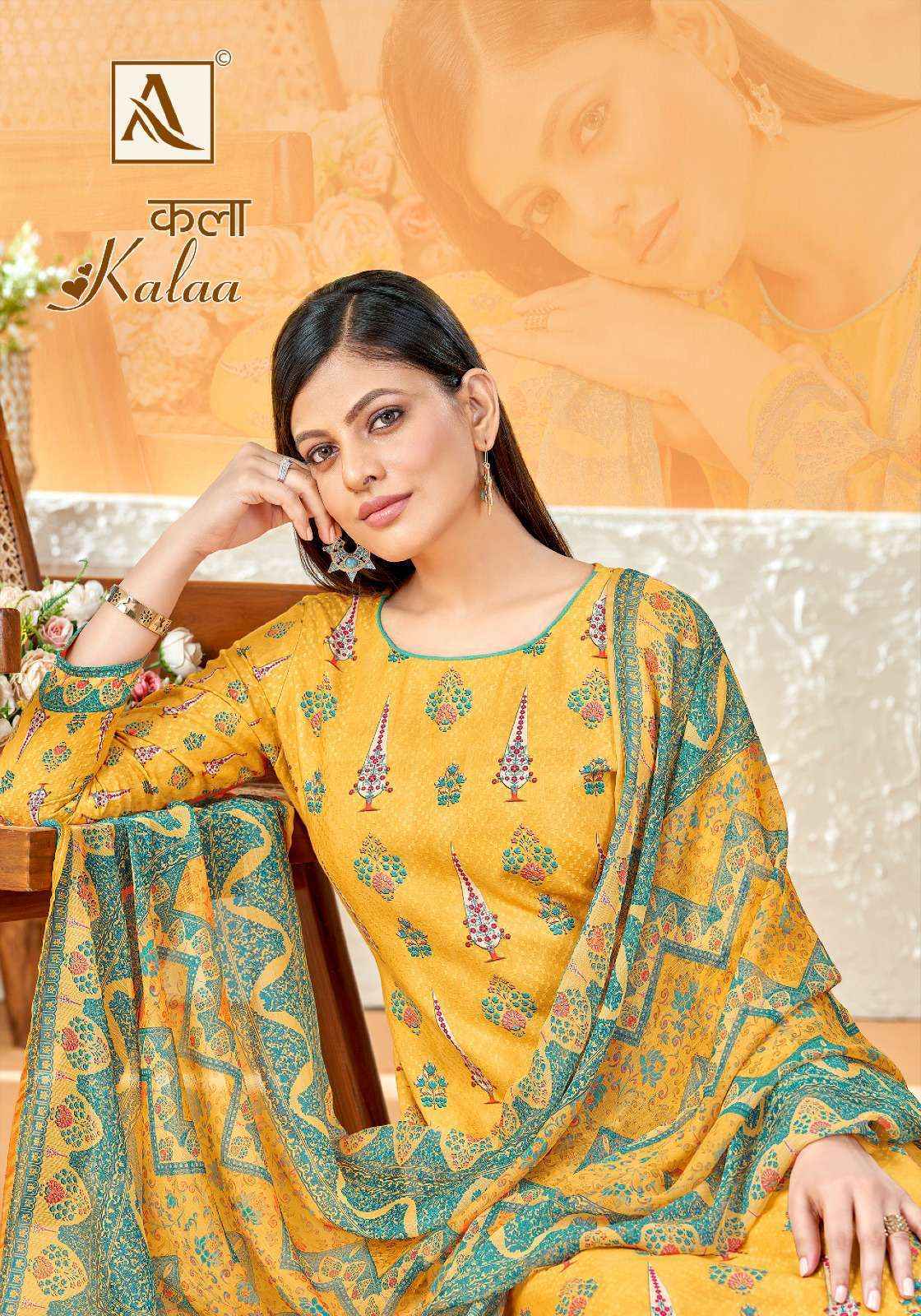 Alok Suit Kalaa Pure Cotton Dress Material Wholesale Online Mumbai