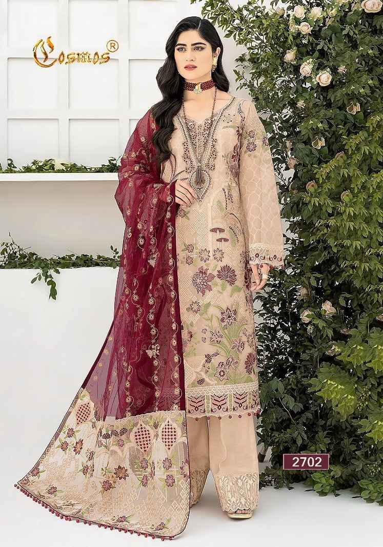Cosmos Aayra Vol-27 Georgette Dress Material (4 pcs Catalogue)