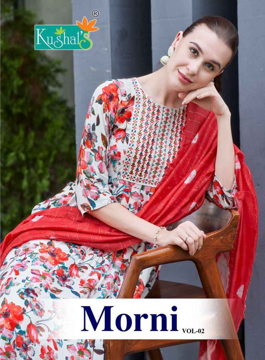 Kushal,s Morni Rayon Readymade Suit (10 pcs Catalogue)