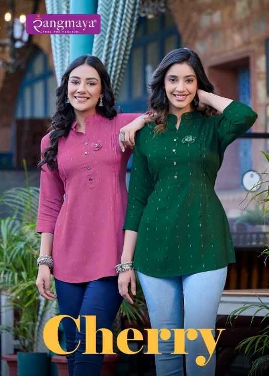 Rangmaya Cherry Reyon Short Top (7 pcs Catalogue)