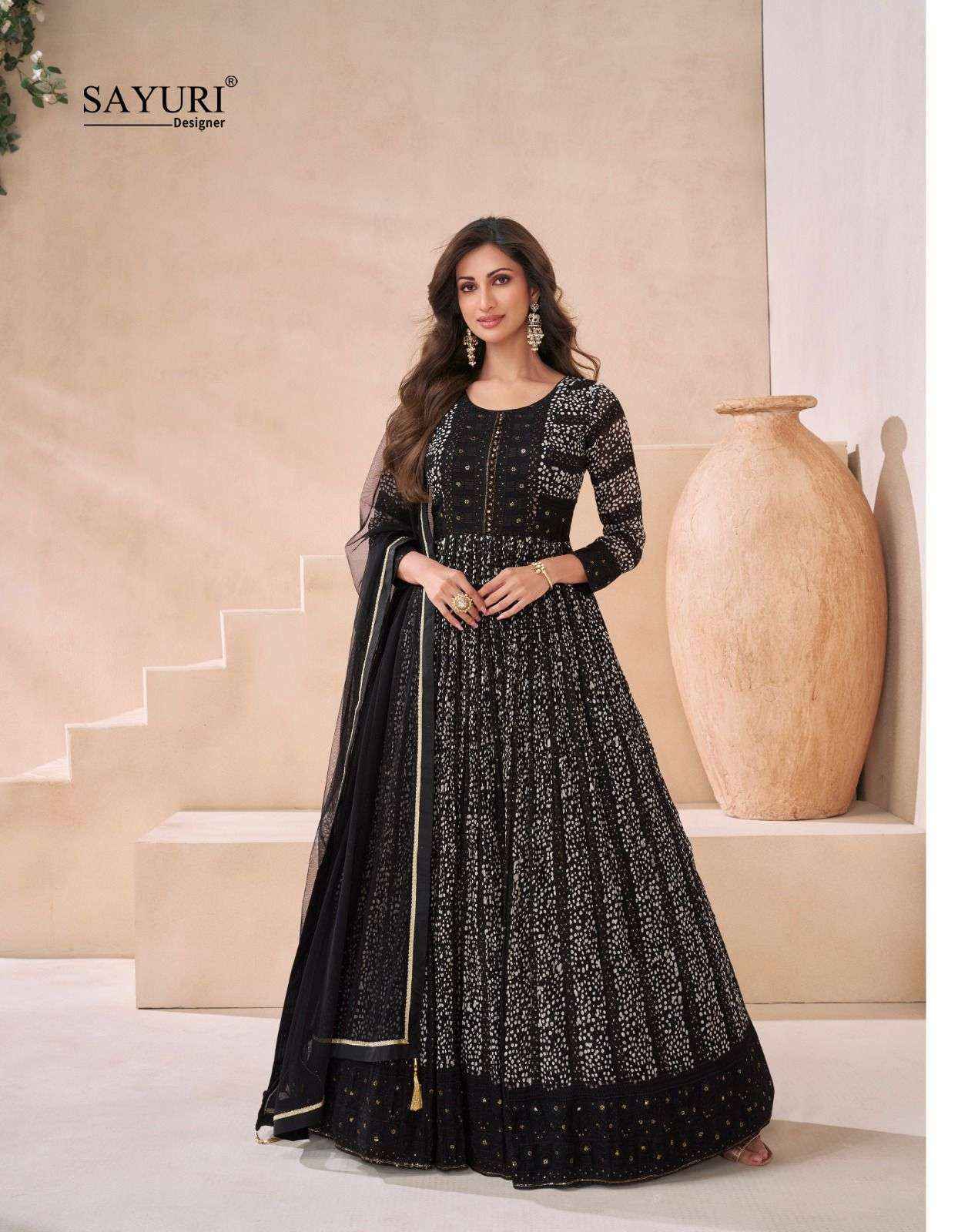 Sayuri Designer Kasheesh Georgette Readymade Dress Wholesale Online Mumbai