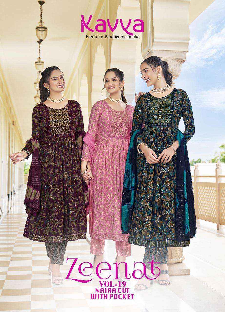 Kavya Zeenat Vol-19 Capsule Readymade Suit Wholesale Online Mumbai