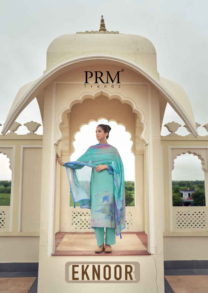 PRM Trendz Eknoor Musline Silk Dress Material (6 pcs Catalogue)