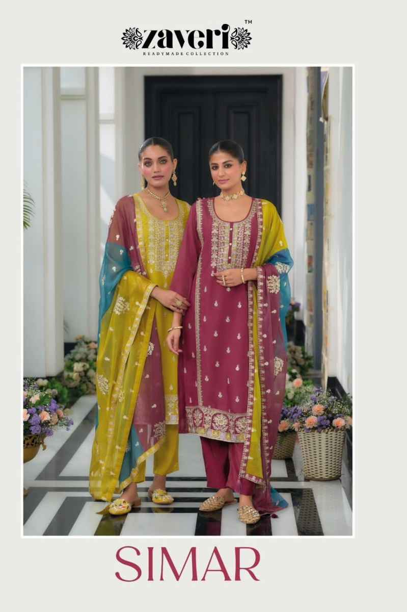 Zaveri Simar Simar Readymade Dress (2 pcs Catalogue)