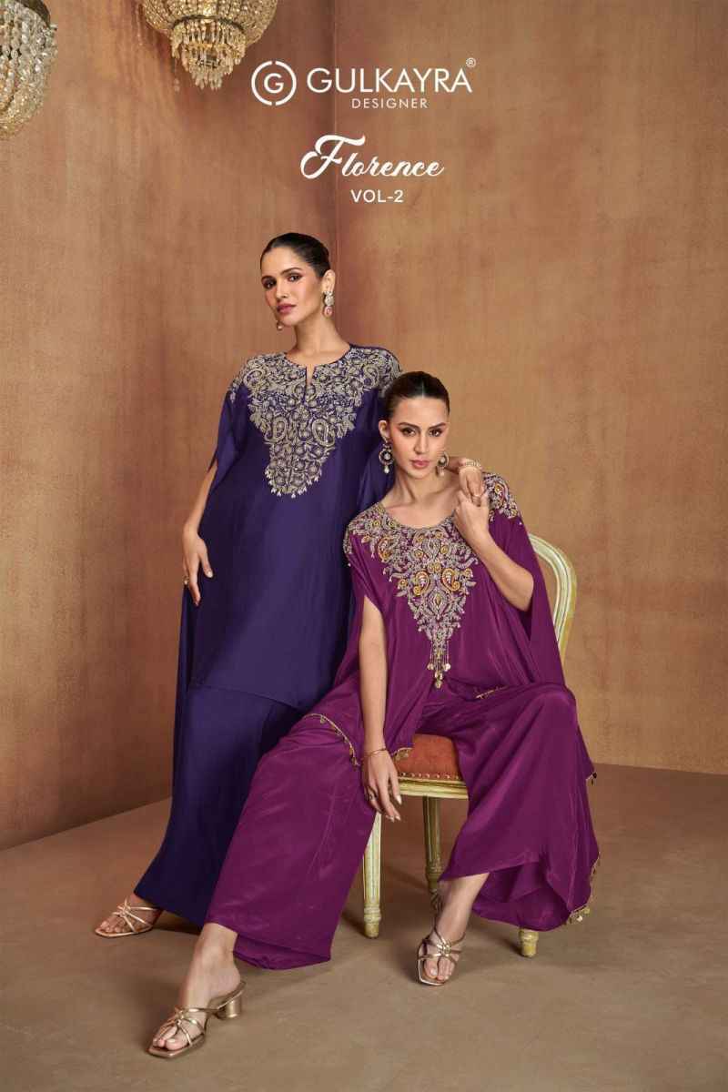 Gulkayra Designer Florence Vol-2 Readymade Chinon Dress (3 pcs Catalogue)