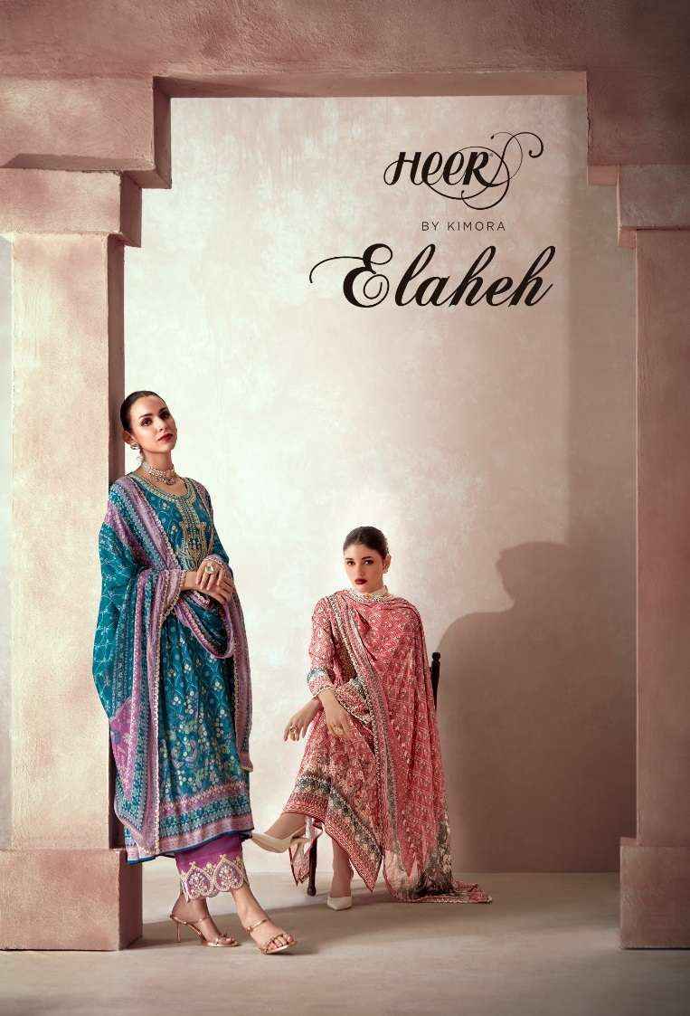 Kimora Heer Elaheh Pashmina Dress Material 6 pcs Catalogue