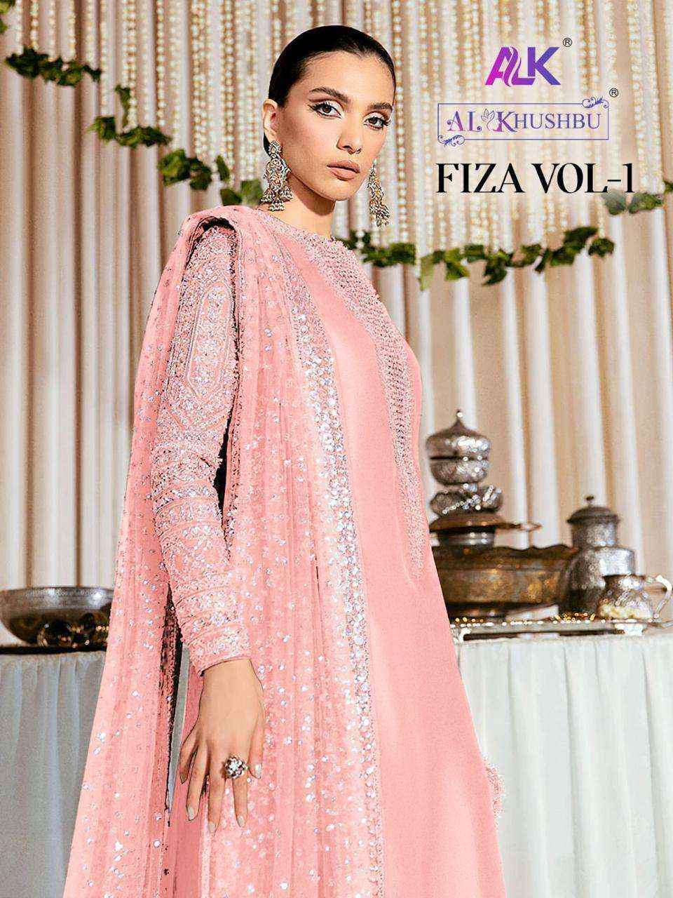 Al Khushbu Fiza Vol-1 Georgette Dress Material (3 pcs Catalogue)