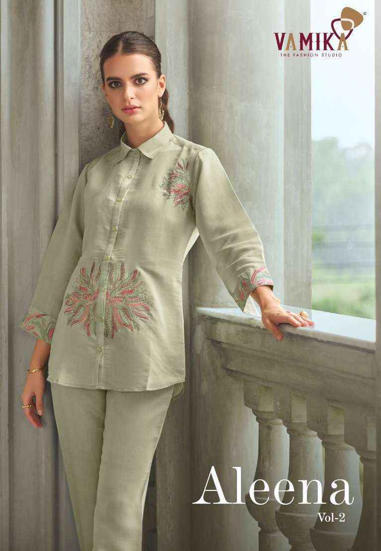 Vamika Aleena Vol-2 Viscouse Co ord Set (4 pcs Catalogue)