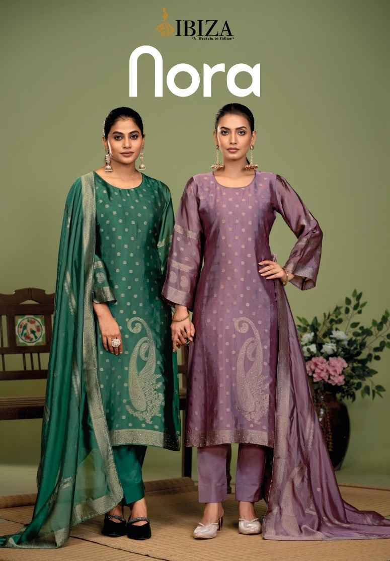 Ibiza Nora Banglory Silk Dress Material (4 pcs Catalogue)