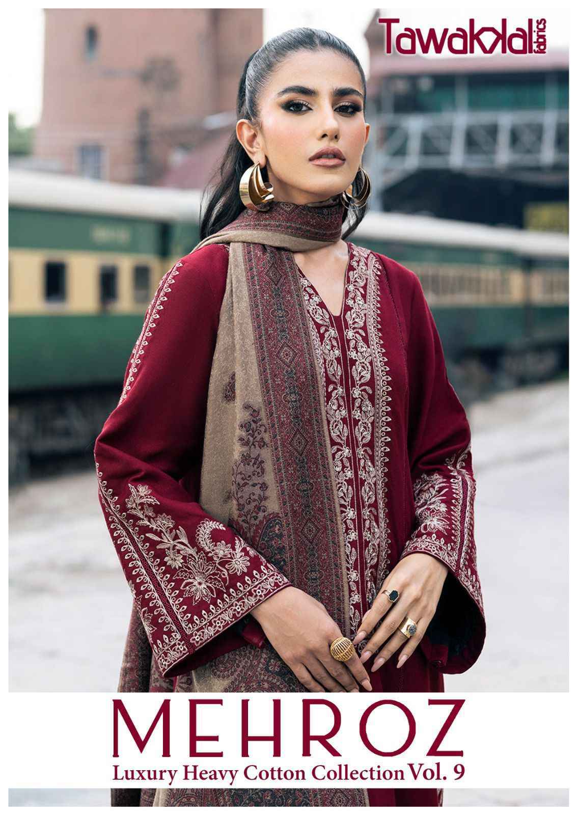 Tawakkal Mehroz Vol-9 Cotton Dress Material (10 pcs Catalogue)