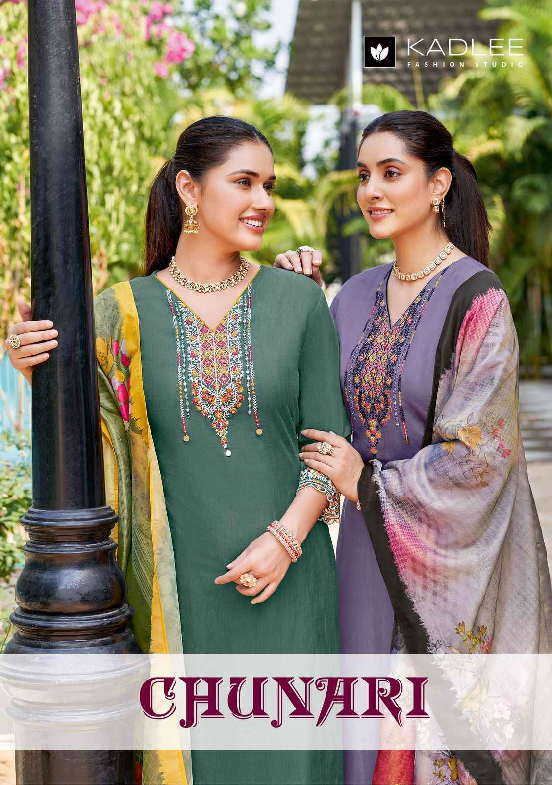 Kadlee Chunari Rayon Readymade Suit (5 pcs Catalogue)